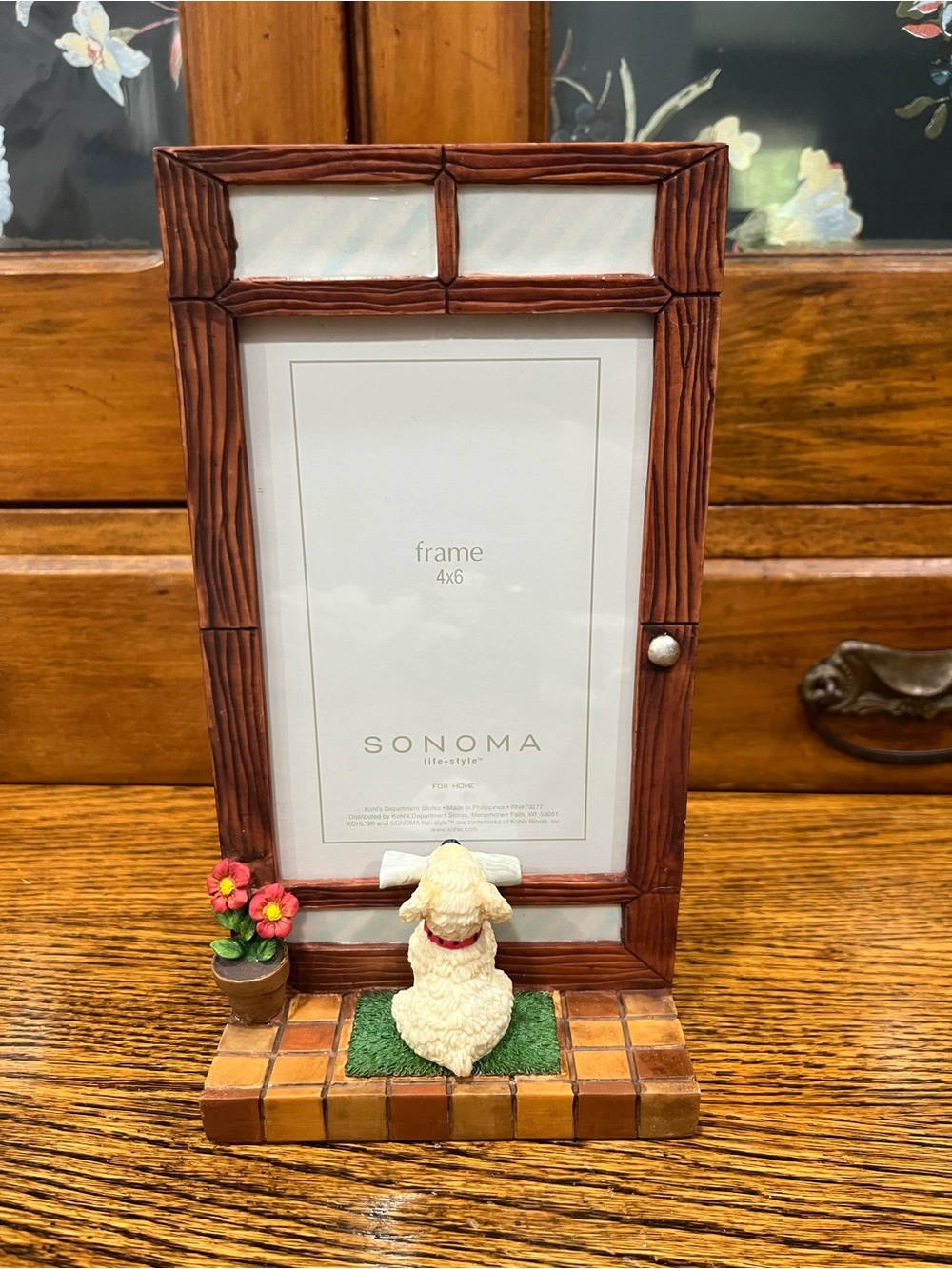 Sonoma Life + Style Dog Photo Frame – 4x6 – Like New